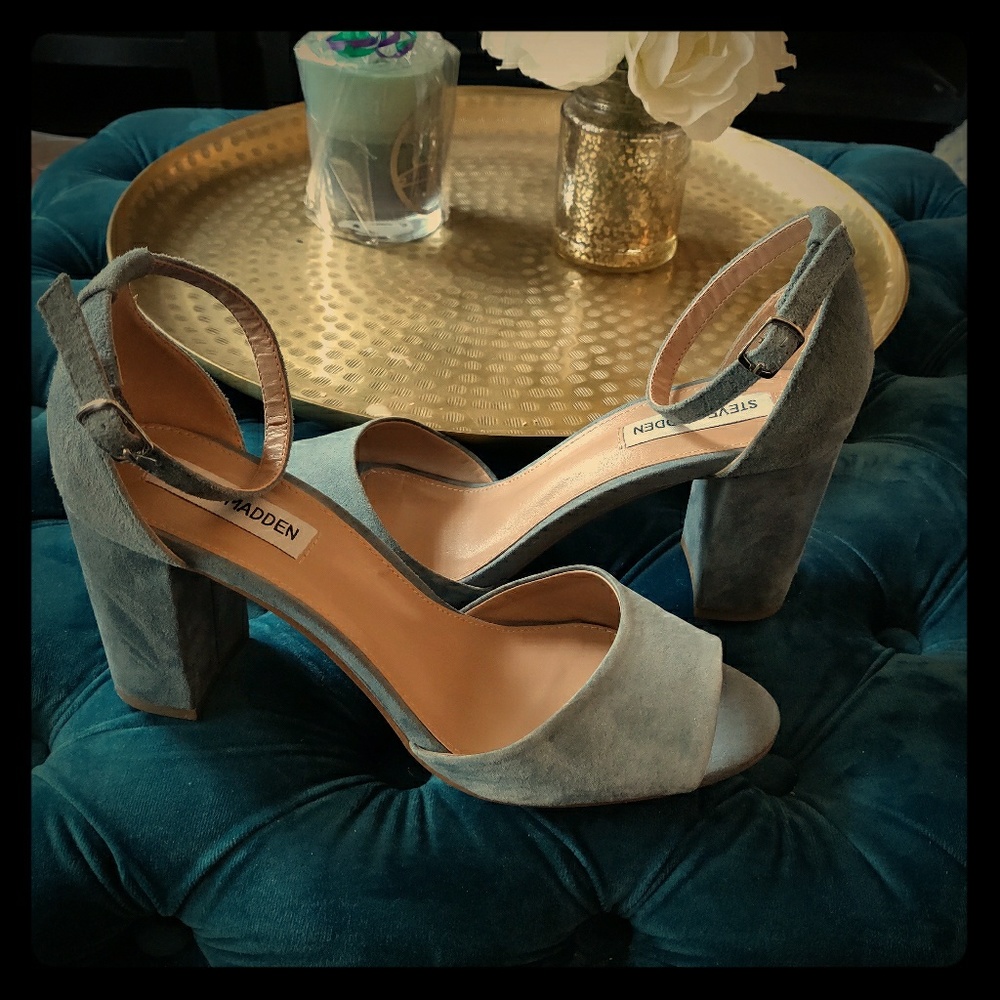 Steve Madden Blue Suede Shoes